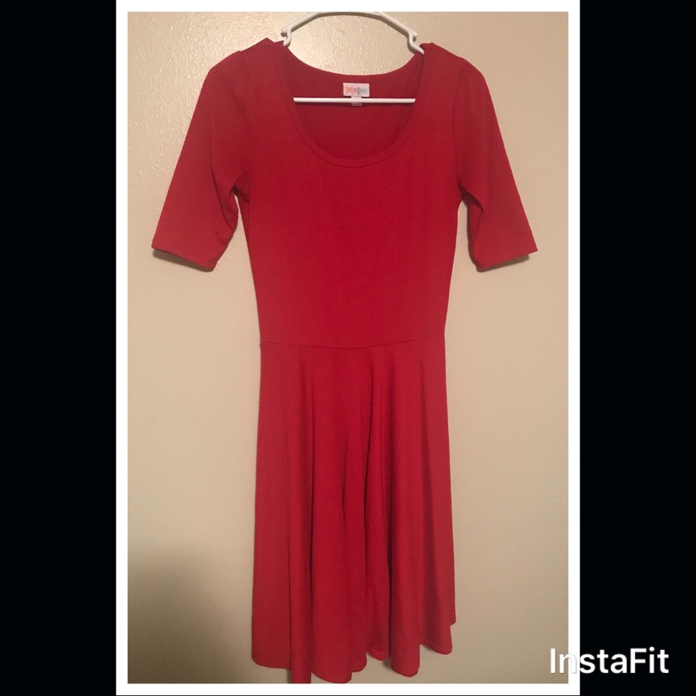 Red XS Nicole Lularoe dress!